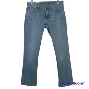 Lucky Brand Sundown Straight Cuffed Crop Jeans Size 4/27